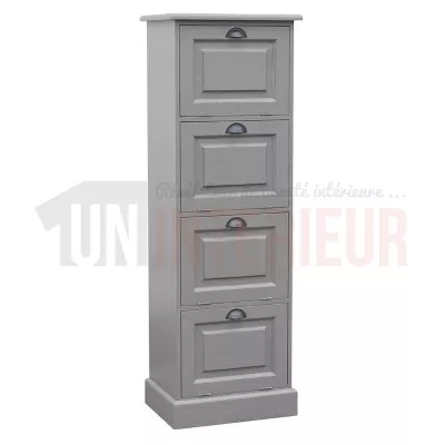 Rangement de bureau en pin massif ou classeur - Burrington