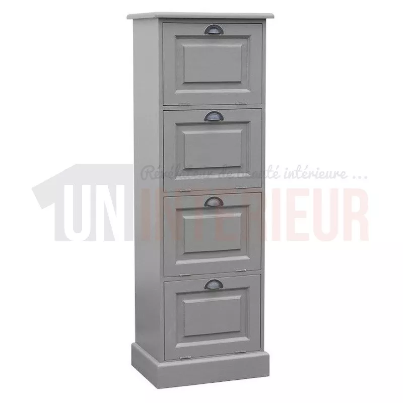 Rangement de bureau en pin massif ou classeur - Burrington