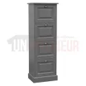 Rangement de bureau en pin massif ou classeur - Burrington
