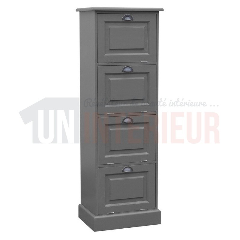 Rangement de bureau en pin massif ou classeur - Burrington