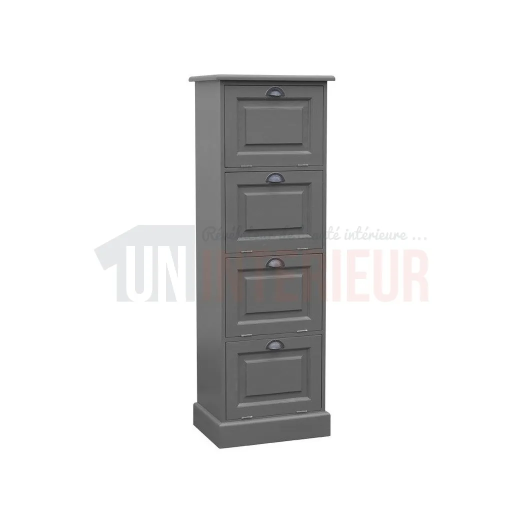 Rangement de bureau en pin massif ou classeur - Burrington
