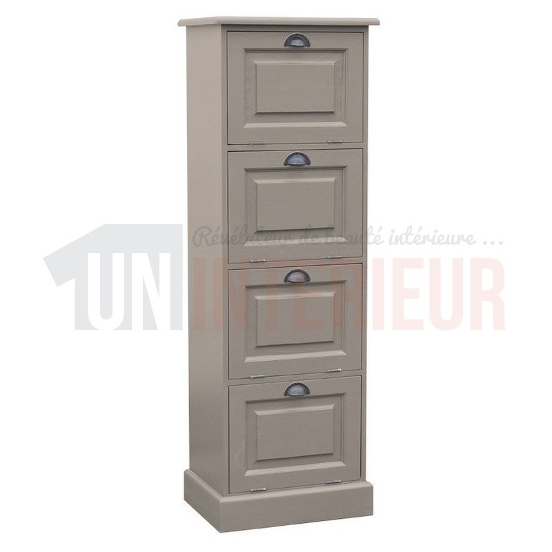 Rangement de bureau en pin massif ou classeur - Burrington