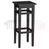 Tabouret de bar en pin massif sans dossier - Chester
