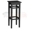 Tabouret de bar en pin massif sans dossier - Chester