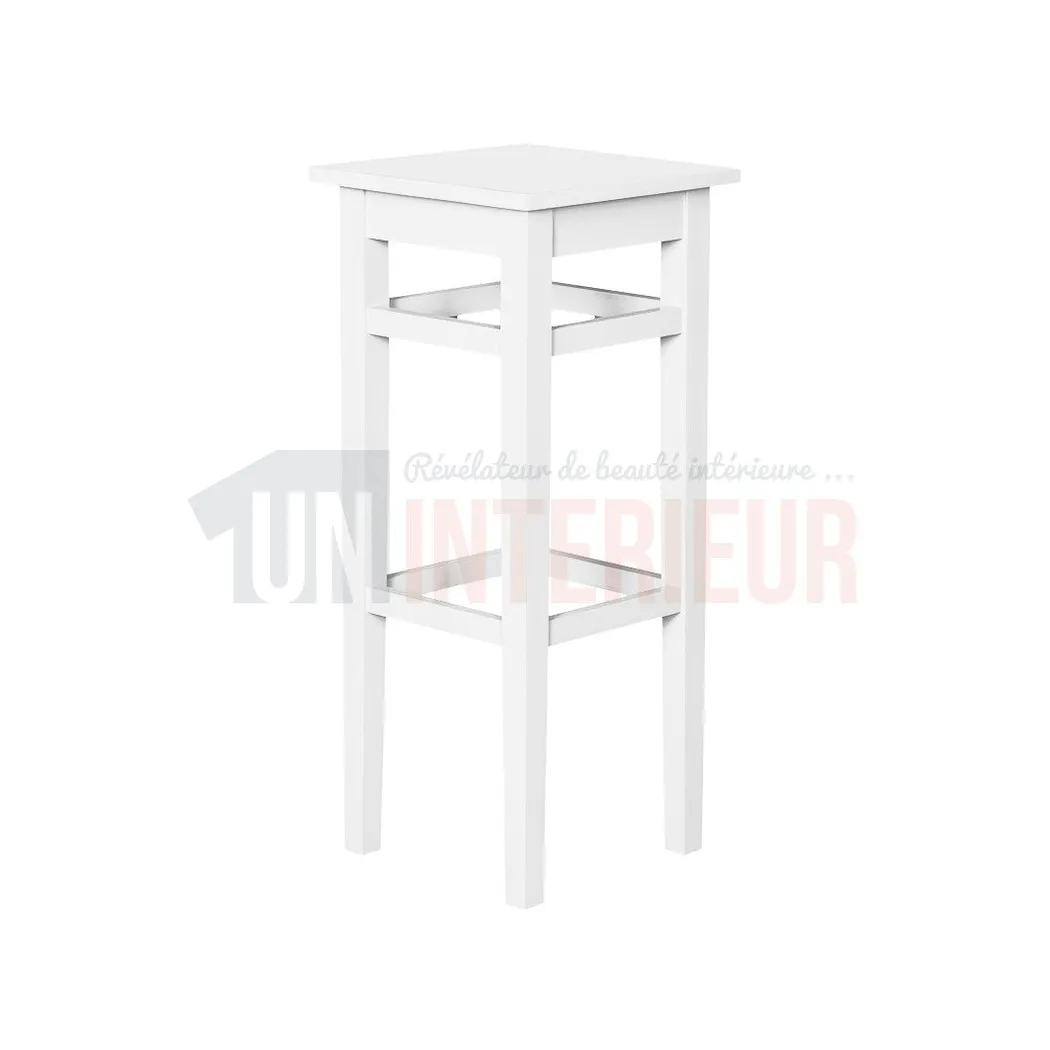 Tabouret de bar en pin massif sans dossier - Chester