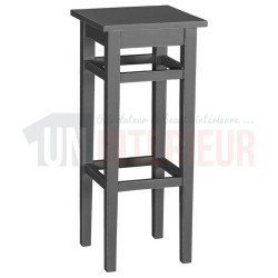 Tabouret de bar en pin massif sans dossier - Chester