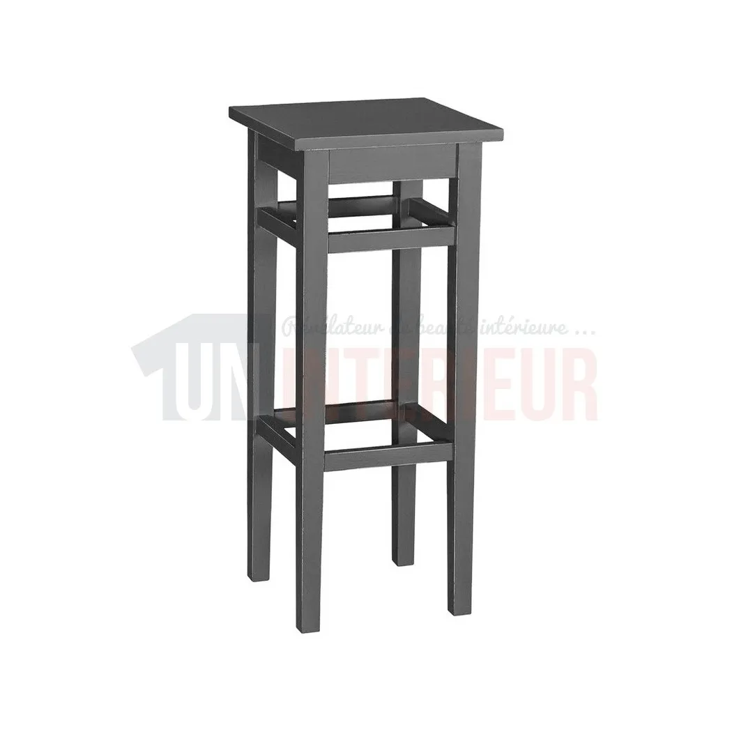 Tabouret de bar en pin massif sans dossier - Chester