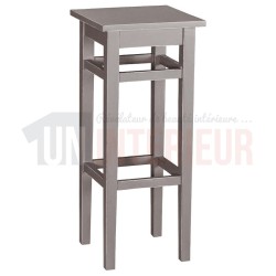 Tabouret de bar en pin massif sans dossier - Chester