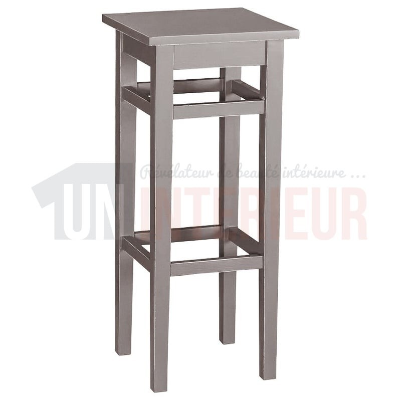 Tabouret de bar en pin massif sans dossier - Chester