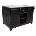 Ilot central de cuisine en pin massif - Nessy