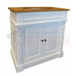 Meuble bain en pin massif 1 vasque - Chester