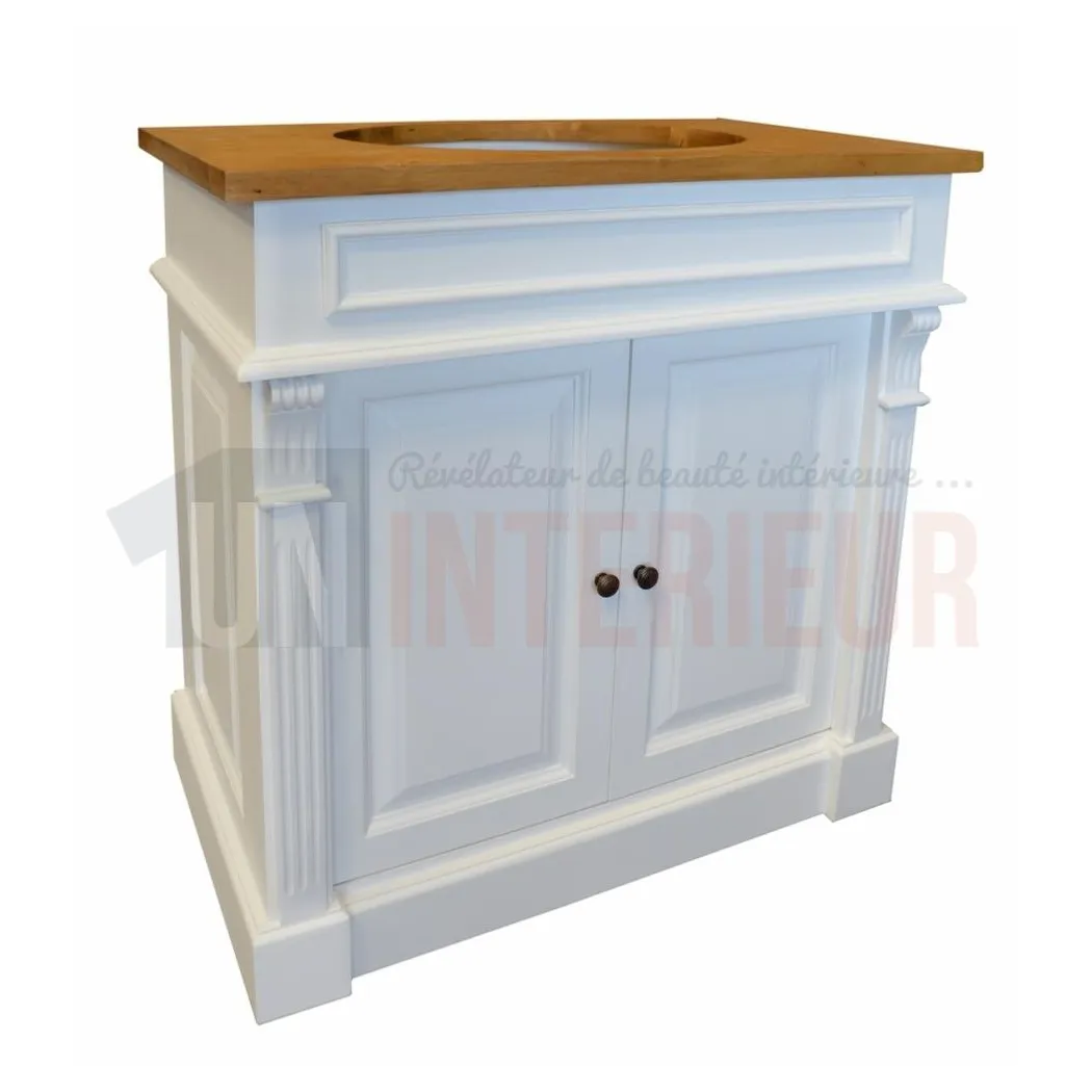 Meuble bain en pin massif 1 vasque - Chester