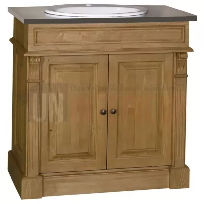 Meuble bain en pin massif 1 vasque - Chester