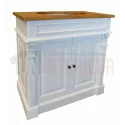 Meuble bain en pin massif 1 vasque - Chester