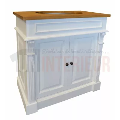 Meuble bain en pin massif 1 vasque - Chester