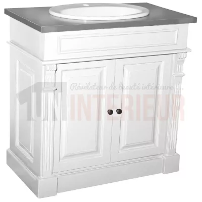 Meuble bain en pin massif 1 vasque - Chester