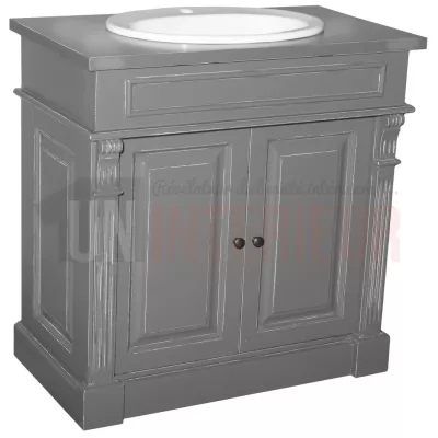 Meuble bain en pin massif 1 vasque - Chester