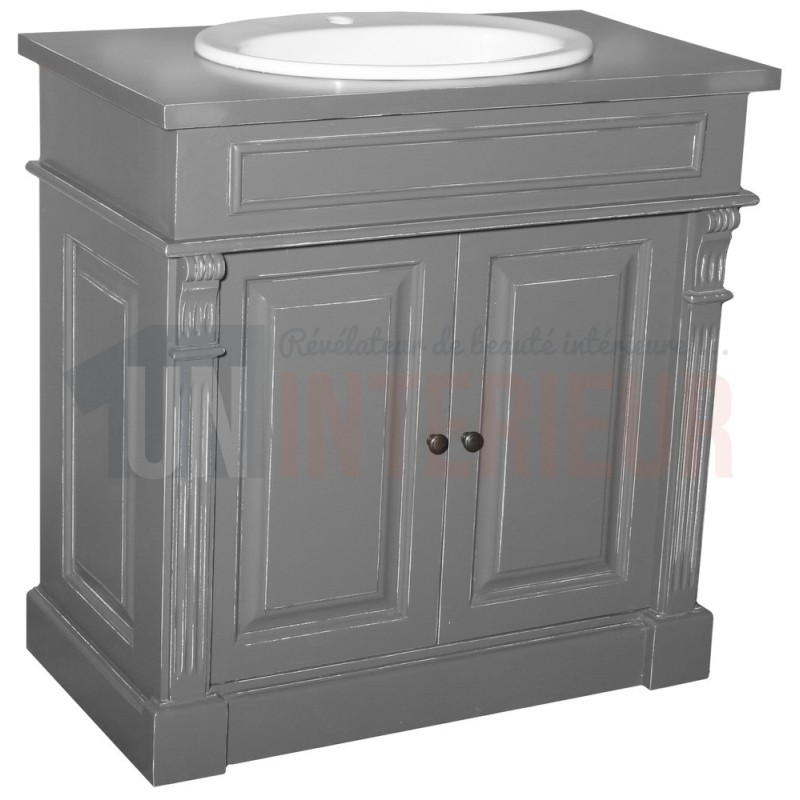 Meuble bain en pin massif 1 vasque - Chester