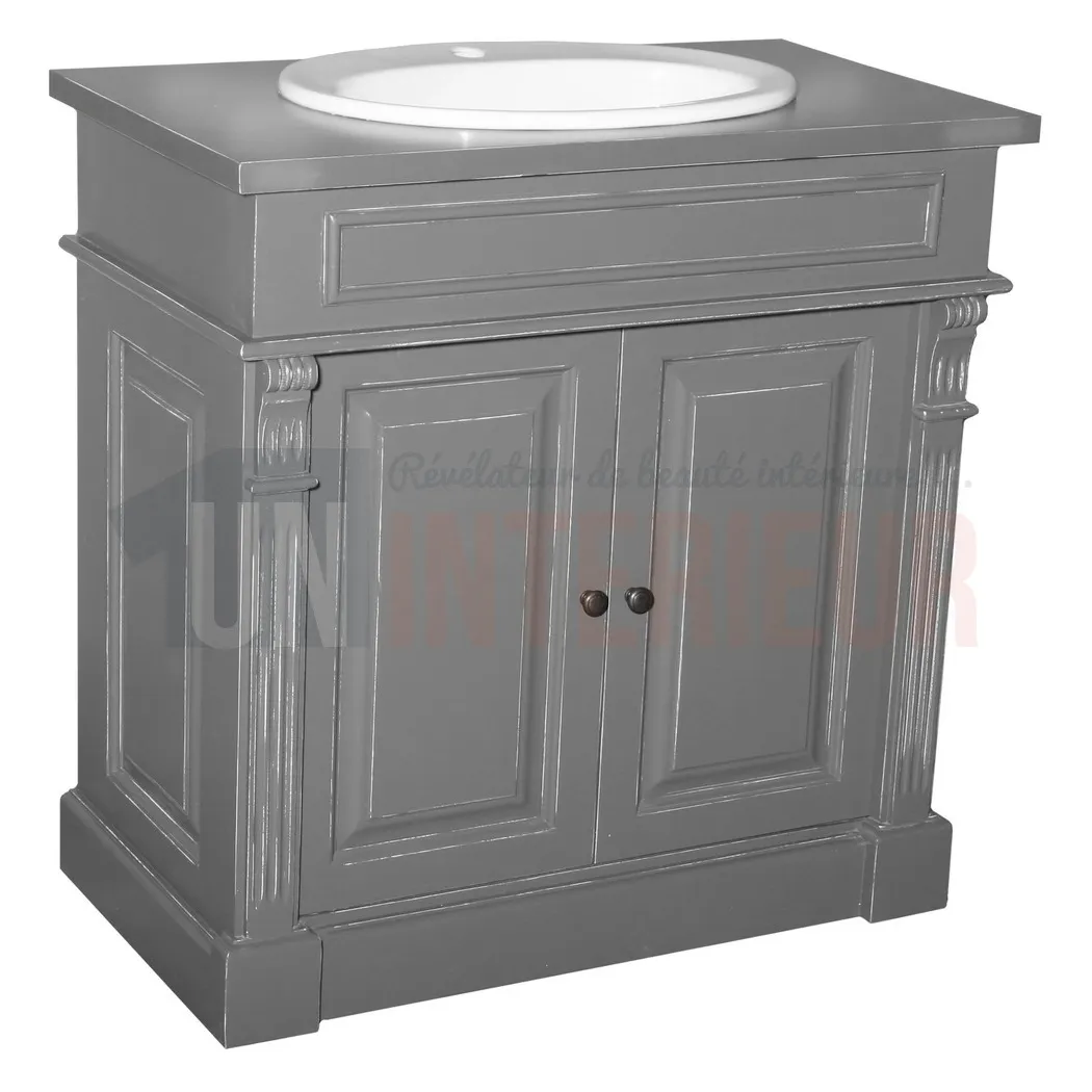 Meuble bain en pin massif 1 vasque - Chester