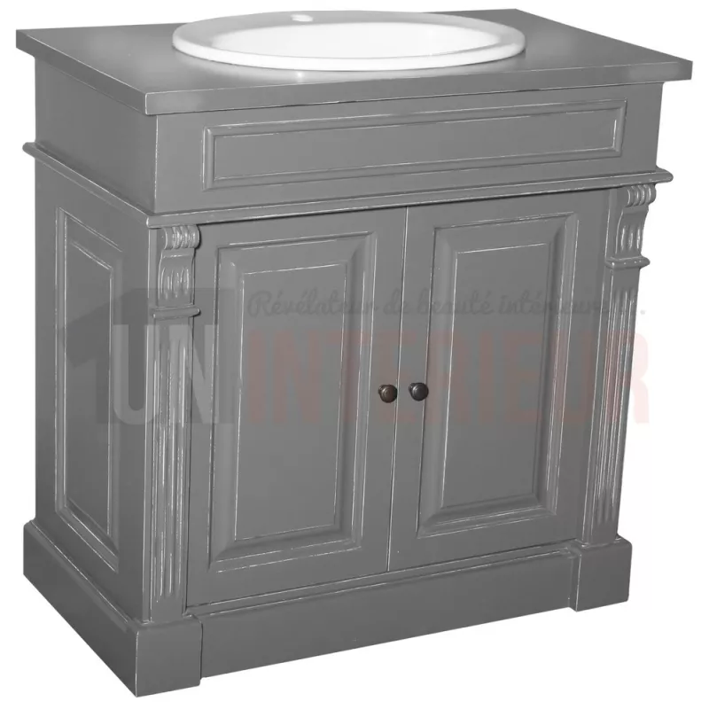 Meuble bain en pin massif 1 vasque - Chester