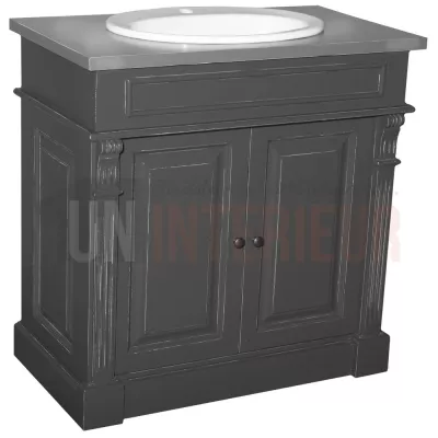 Meuble bain en pin massif 1 vasque - Chester