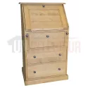 Meuble bain en pin massif, 2 vasques - Chester