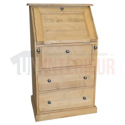 Meuble bain en pin massif, 2 vasques - Chester