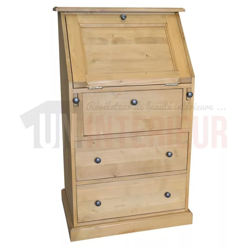 Meuble bain en pin massif, 2 vasques - Chester