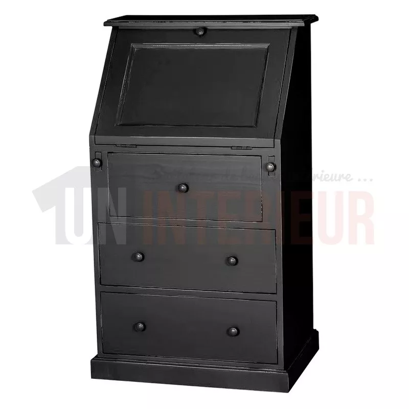 Petit secrétaire dos d'âne en pin massif - Donkey