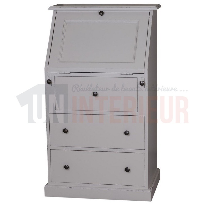 Petit secrétaire dos d'âne en pin massif - Donkey