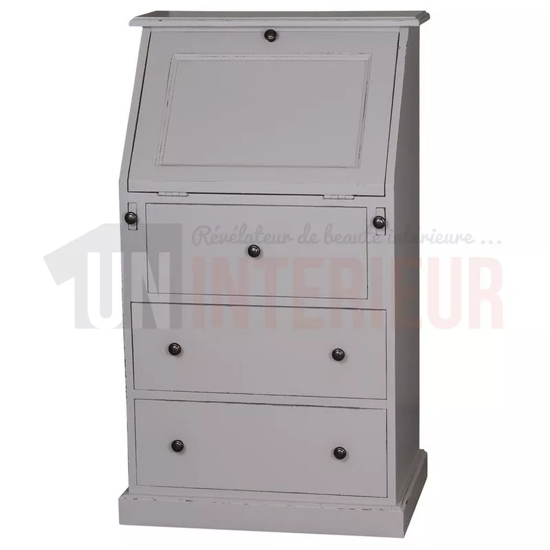 Petit secrétaire dos d'âne en pin massif - Donkey