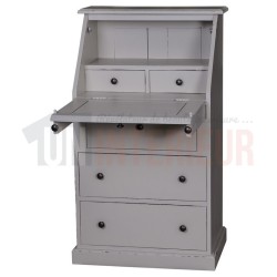 Petit secrétaire dos d'âne en pin massif - Donkey