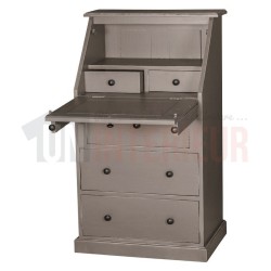 Petit secrétaire dos d'âne en pin massif - Donkey