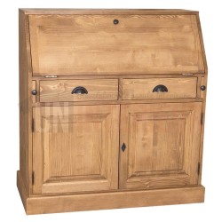 Secrétaire dos d'âne, scriban en pin massif - Donkey