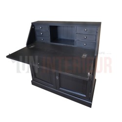 Secrétaire dos d'âne, scriban en pin massif - Donkey