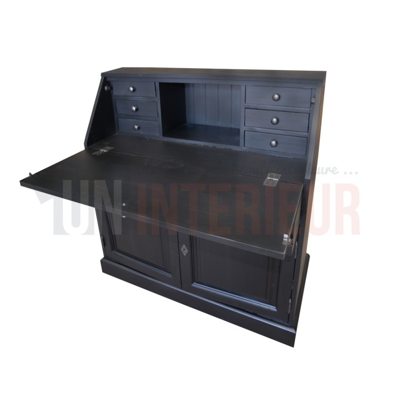 Secrétaire dos d'âne, scriban en pin massif - Donkey