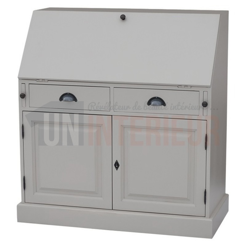 Secrétaire dos d'âne, scriban en pin massif - Donkey