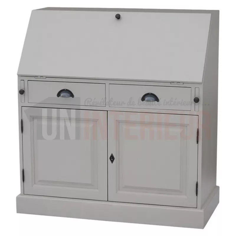 Secrétaire dos d'âne, scriban en pin massif - Donkey