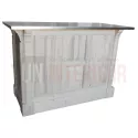Petit comptoir de 120cm (107cm de haut) en pin massif - Chester