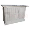 Petit comptoir de 120cm (107cm de haut) en pin massif - Chester