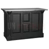 Comptoir de cuisine ou de caisse en pin massif 140cm (107cm de haut) - Chester