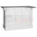 Comptoir de cuisine ou de caisse en pin massif 140cm (107cm de haut) - Chester