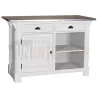 Comptoir de cuisine ou de caisse en pin massif 140cm (107cm de haut) - Chester