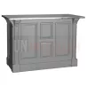 Comptoir de cuisine ou de caisse en pin massif 140cm (107cm de haut) - Chester