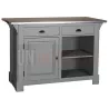 Comptoir de cuisine ou de caisse en pin massif 140cm (107cm de haut) - Chester