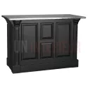 Comptoir de cuisine en pin massif 140cm (95cm de haut) - Chester