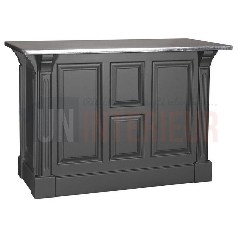 Comptoir de cuisine en pin massif 140cm (95cm de haut) - Chester