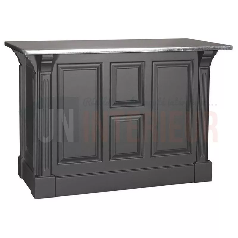 Comptoir de cuisine en pin massif 140cm (95cm de haut) - Chester