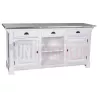 Comptoir en pin massif 190cm passe-plat (95cm de haut) - Chester