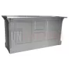 Comptoir en pin massif 190cm passe-plat (95cm de haut) - Chester